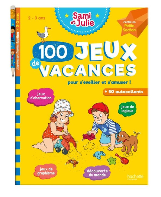 100 jeux de vacances | J'entre en petite section - SMART Babyshop - Hachette Education