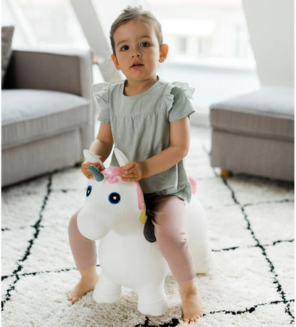 Animal sauteur gonflable | Licorne - SMART Babyshop - Kindsgut