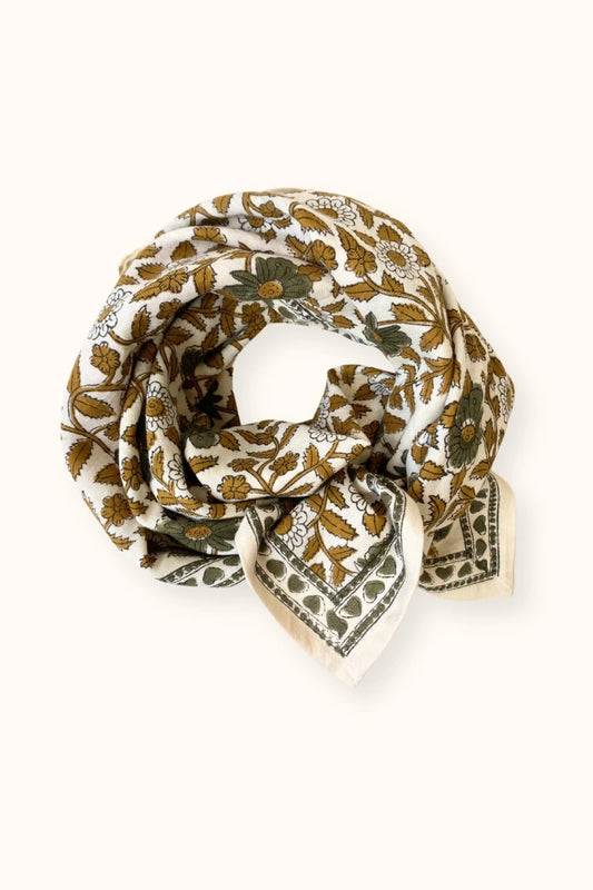 Big foulard Latika "coeur" | Macadamia