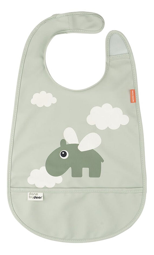 Bavoir happy cloud | Green - SMART Babyshop - Done by Deer