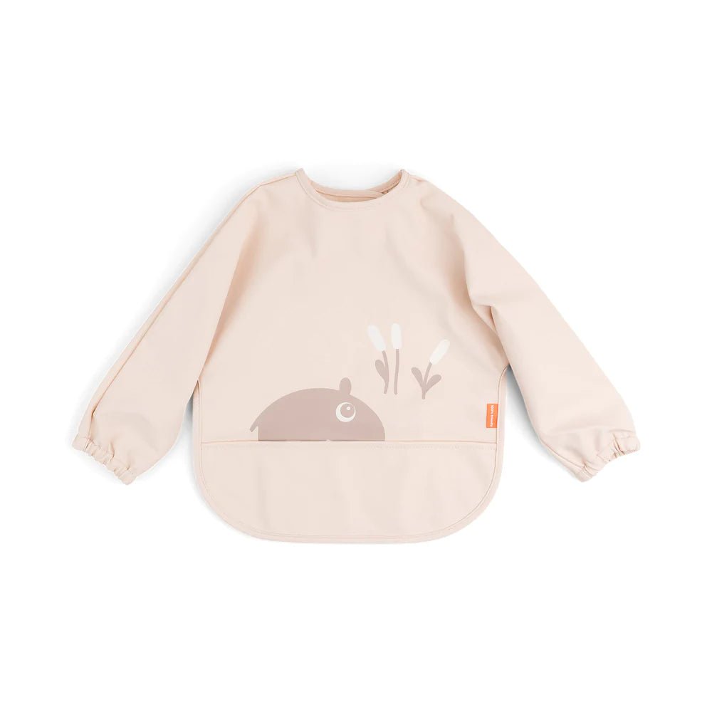 Bavoir Ozzo à manches longues | Powder - SMART Babyshop - Done by Deer