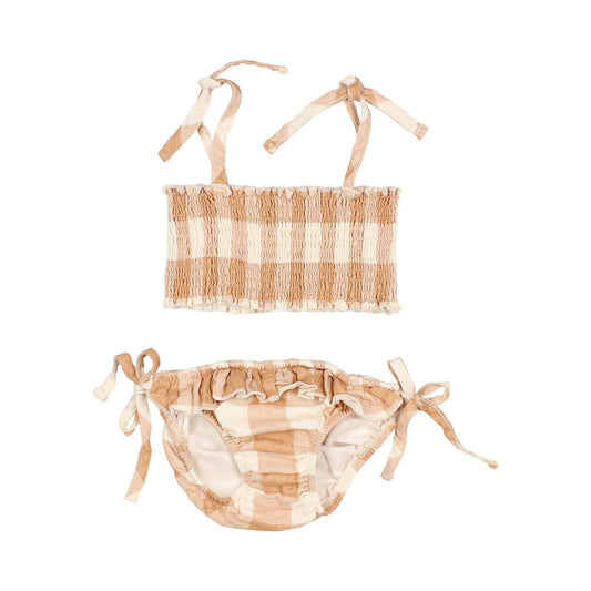 Bikini 2 pièces Gingham | Caramel - SMART Babyshop - Buho