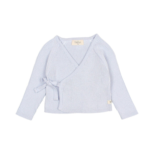 Cardigan croisé bébé | Baby blue - SMART Babyshop - Buho