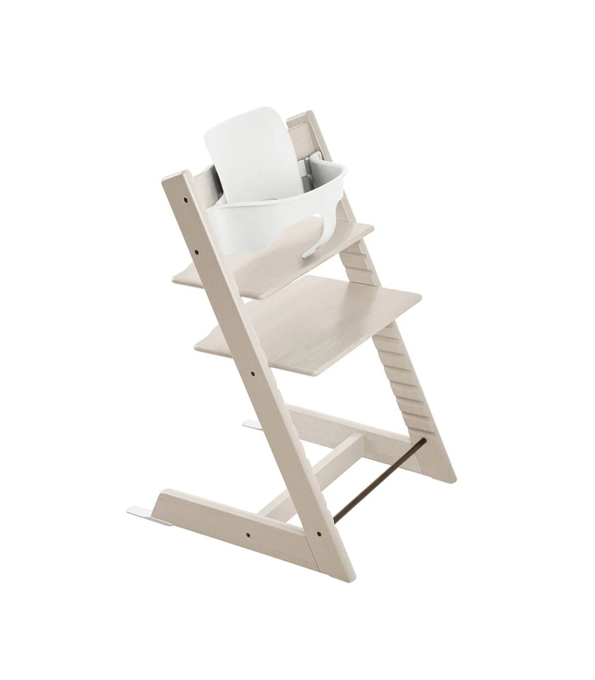 Chaise tripp trapp® hêtre | Blanchi - SMART Babyshop - Stokke