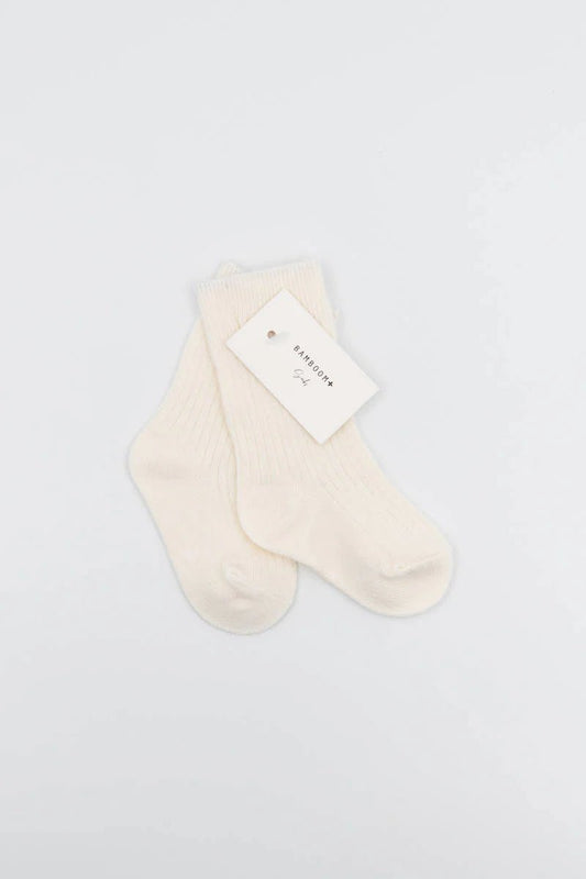 Chaussettes côtelées en bamboo | Panna - SMART Babyshop - Bamboom