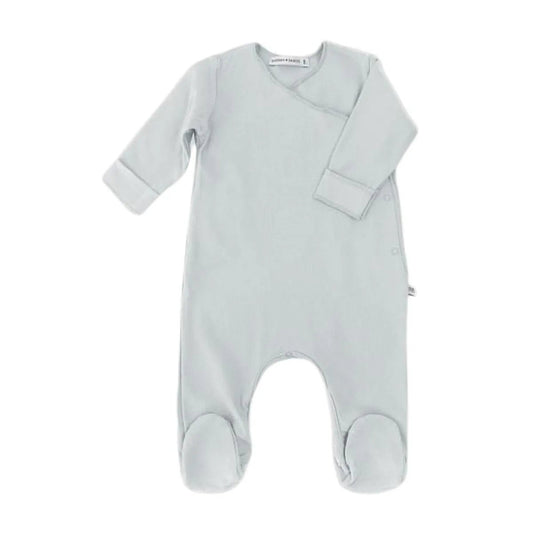 Combinaison avec pieds Pure | Light Blue - SMART Babyshop - Bamboom