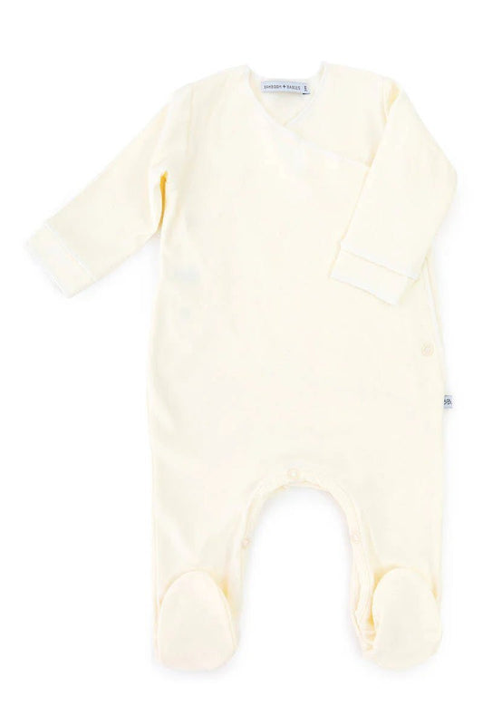 Combinaison avec pieds Pure | Panna - SMART Babyshop - Bamboom