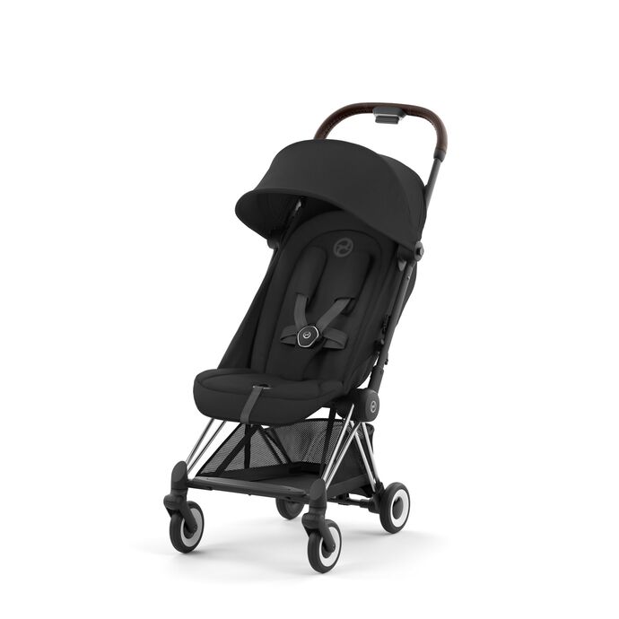 COYA | Châssis chrome - Assise Sepia black - SMART Babyshop - Cybex