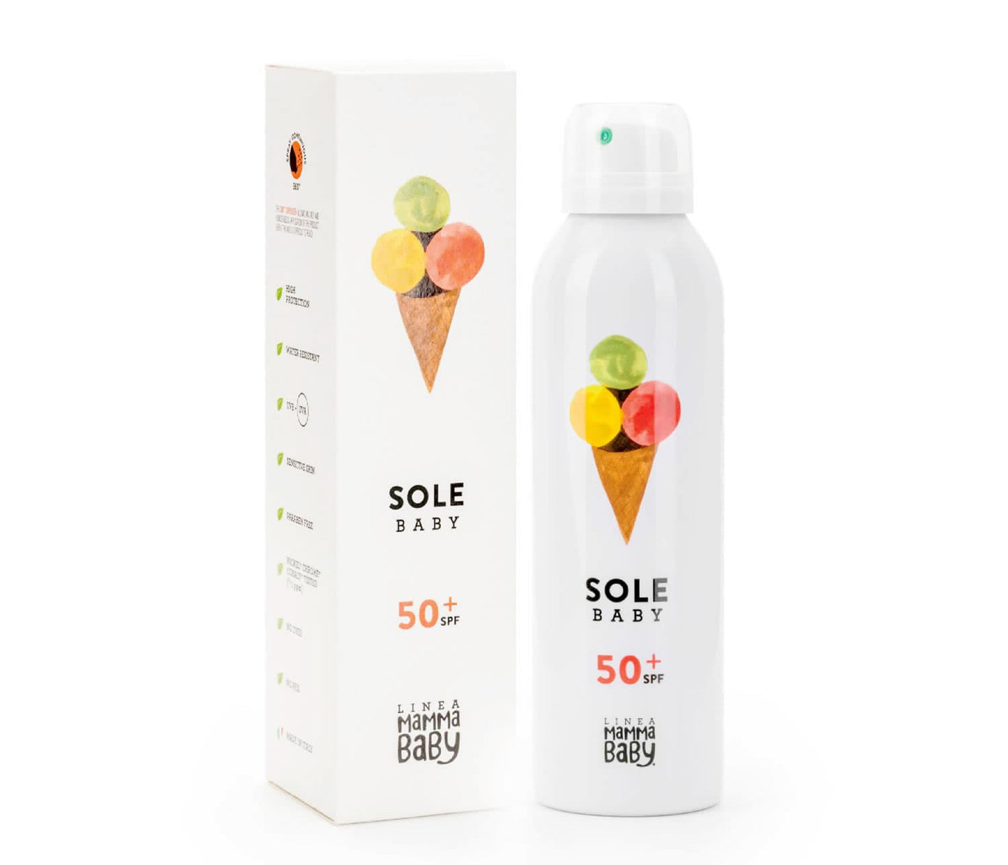 Crème solaire bébé 50+ - SMART Babyshop - Linea Mamma Baby