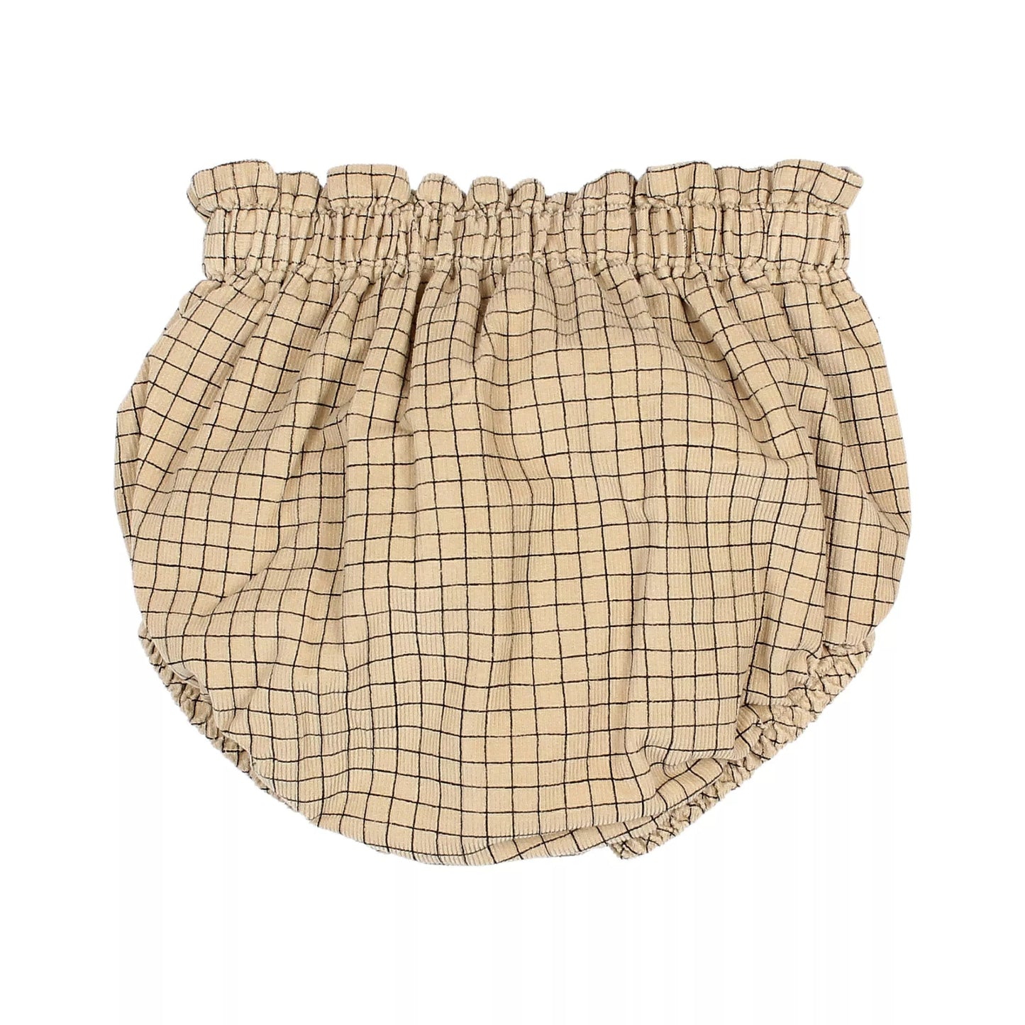 Culotte Mini check, wheat - SMART Babyshop - Buho