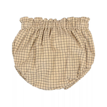 Culotte Mini check, wheat - SMART Babyshop - Buho