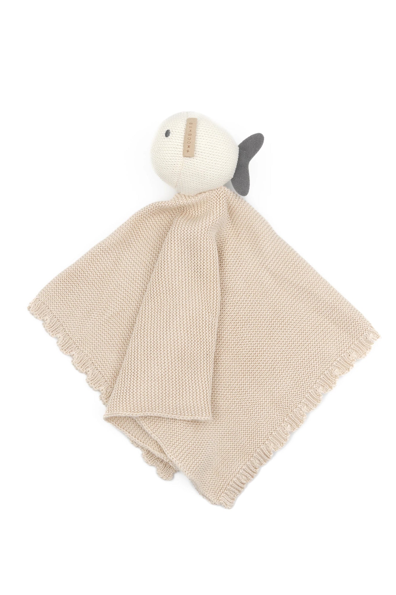 Doudou tricoté Fish | Birch Sand - SMART Babyshop - Bamboom