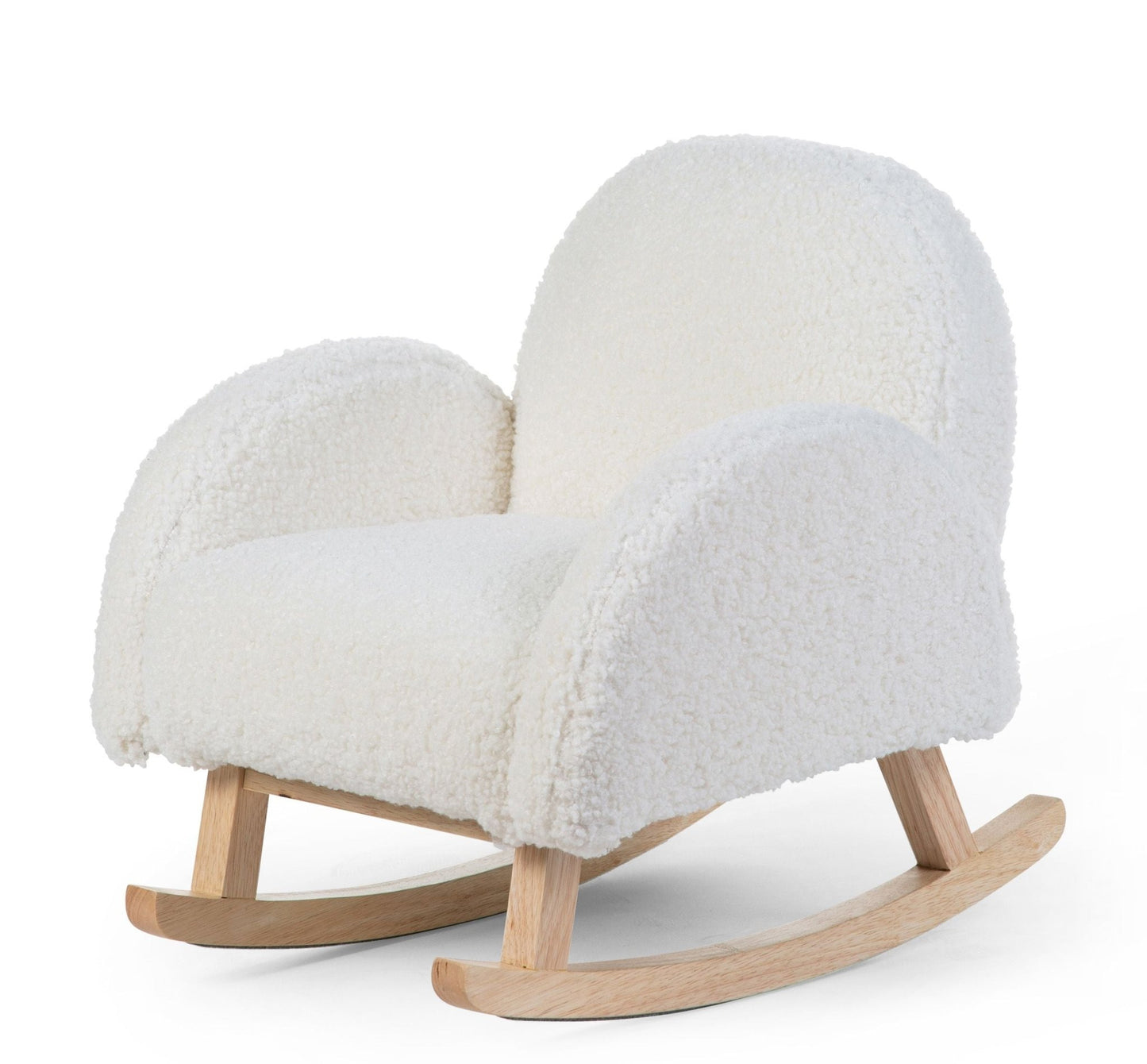 Fauteuil à bascule teddy blanc - SMART Babyshop - Childhome