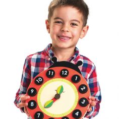 Horloge éducative | Coccinelle - SMART Babyshop - Tender Leaf