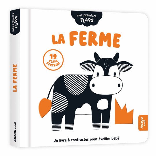 Imagier à contrastes | La ferme - SMART Babyshop - Auzou