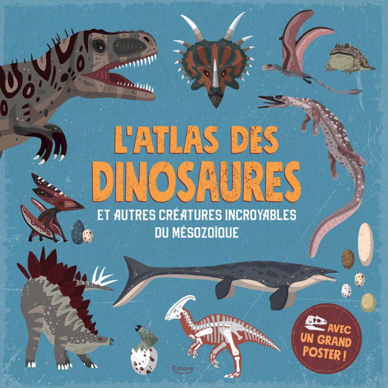 L'atlas des dinosaures - SMART Babyshop - Kimane