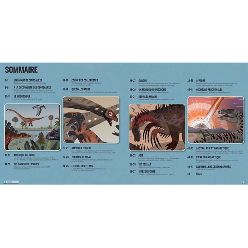 L'atlas des dinosaures - SMART Babyshop - Kimane
