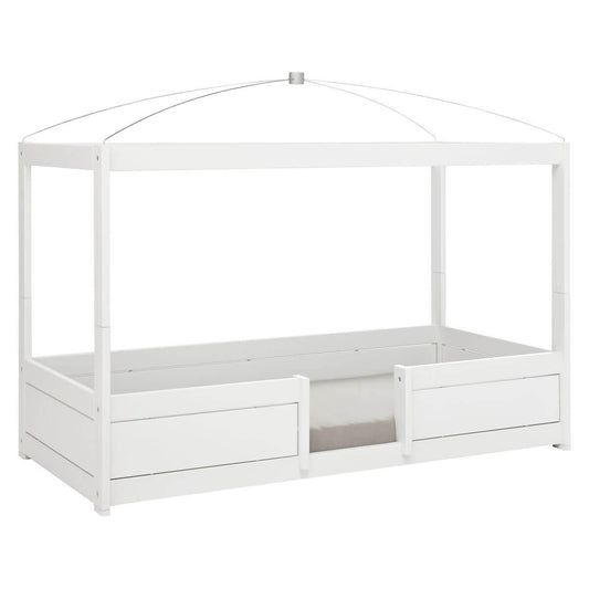 Lit montessori 4 - en - 1 toit baldaquin 90x200 (blanc) - SMART Babyshop - Lifetime Kidsrooms