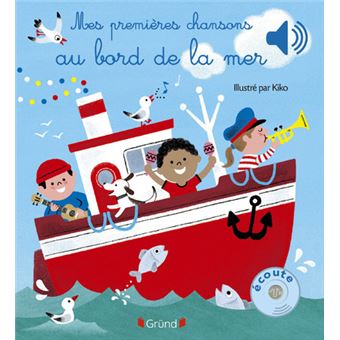 Livre sonore | Mes premières chansons au bord de la mer - SMART Babyshop - Gründ