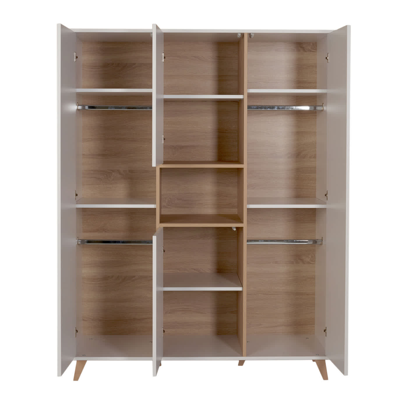 Loft White | Armoire 4 portes - SMART Babyshop - Quax