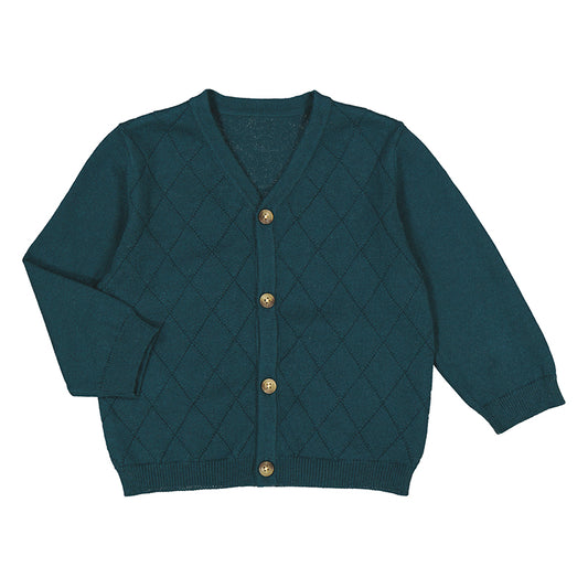 Gilet tricoté losanges | Jade