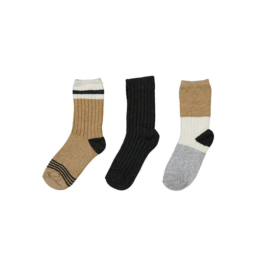 Set 3 paires de chaussettes | Toffee