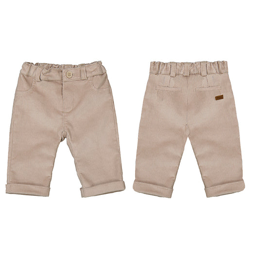 Pantalon velours bébé | Beige