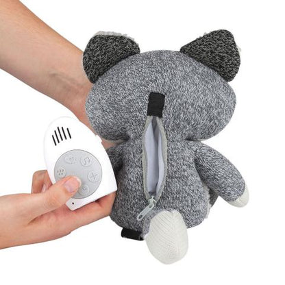 Peluche bruits blancs | Robin le renard (gris) - SMART Babyshop - Flow