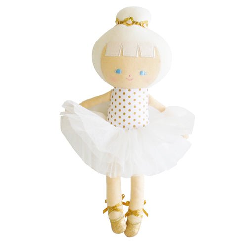 Poupée chiffon Baby Ballerina | Poids dorés - SMART Babyshop - Alimrose