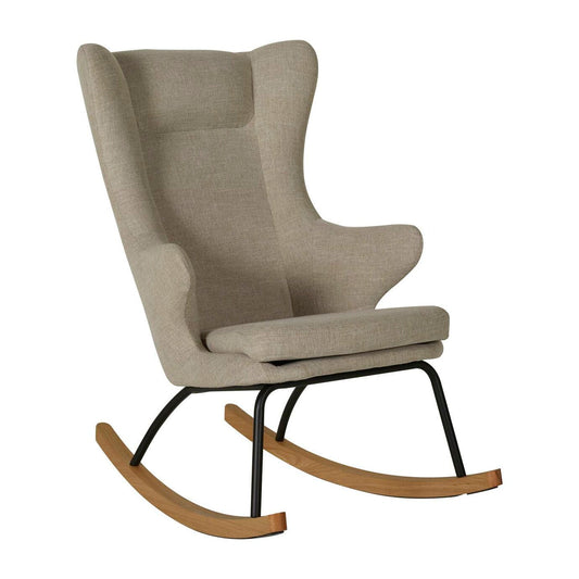 Rocking Adult Chair De Luxe / Argile - SMART Babyshop - Quax