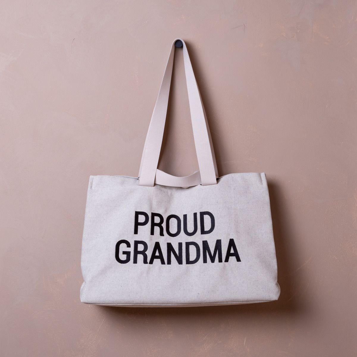 Sac "Proud Grandma" - toile (ecru) - SMART Babyshop - Childhome