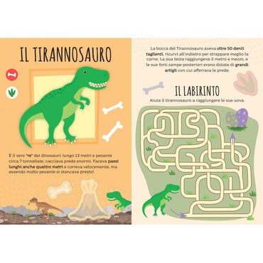 Stickers e attivita | I dinosauri - SMART Babyshop - Sassi