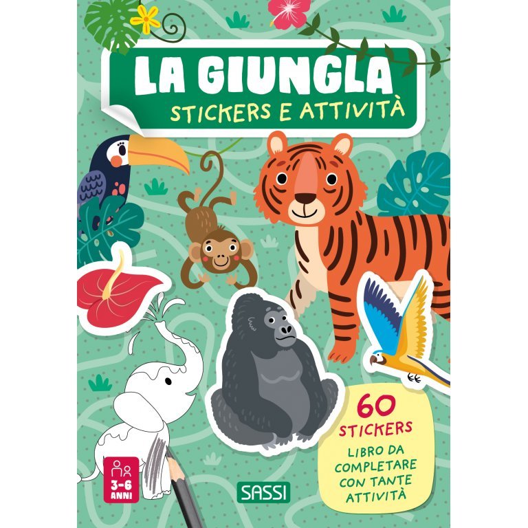 Stickers e attivita | La giungla - SMART Babyshop - Sassi