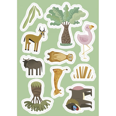 Stickers e attivita | La savana - SMART Babyshop - Sassi