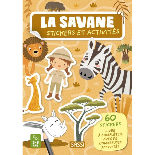 Stickers et activités | La savane - SMART Babyshop - Sassi