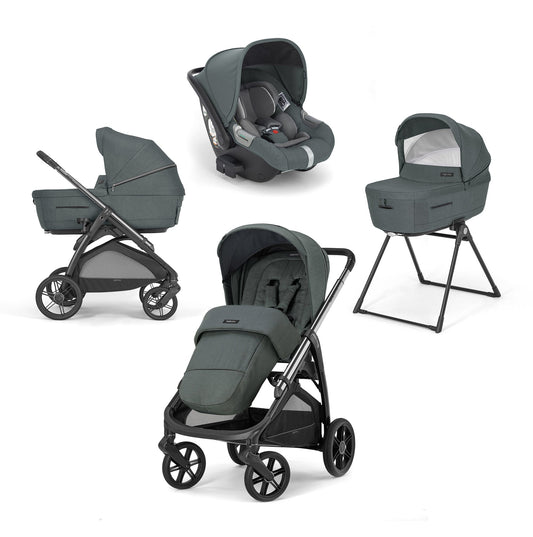 System Quattro Aptica Darwin Recline - Emerald Green - SMART Babyshop - Inglesina