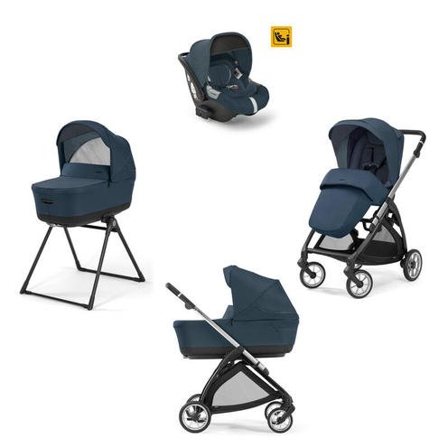 System Quattro Electa Darwin Recline - Hudson Blue - SMART Babyshop - Inglesina