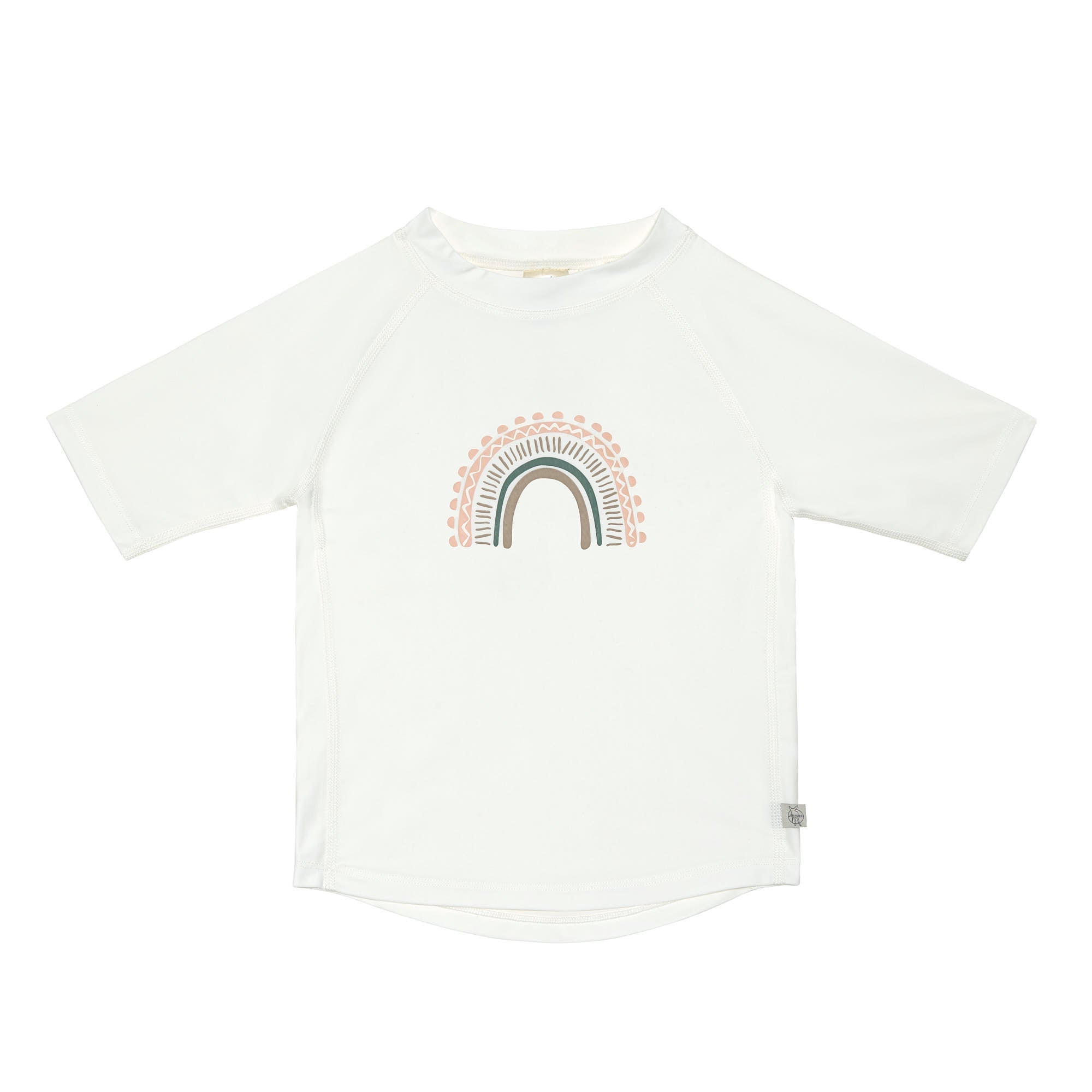 T - shirt de bain manches courtes | Arc en ciel blanc - SMART Babyshop - Lässig