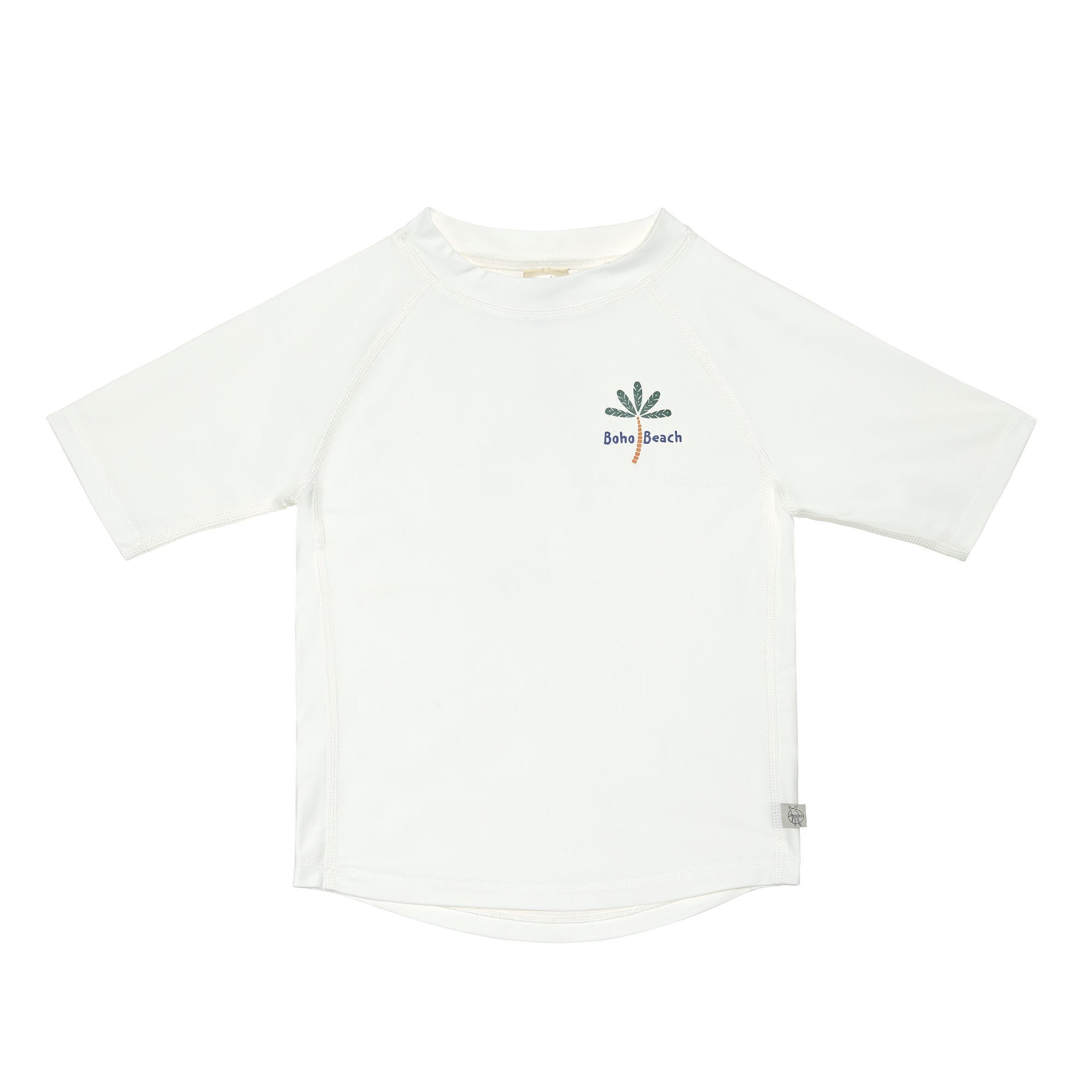 T - shirt de bain manches courtes | Palmiers blanc - SMART Babyshop - Lässig