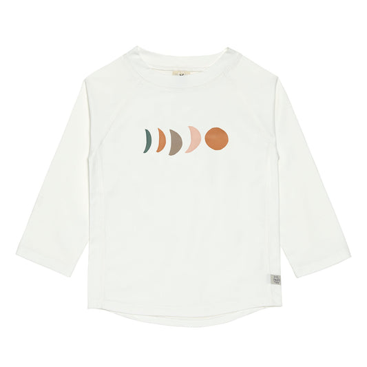 T - shirt de bain manches longues | Lune blanc - SMART Babyshop - Lässig